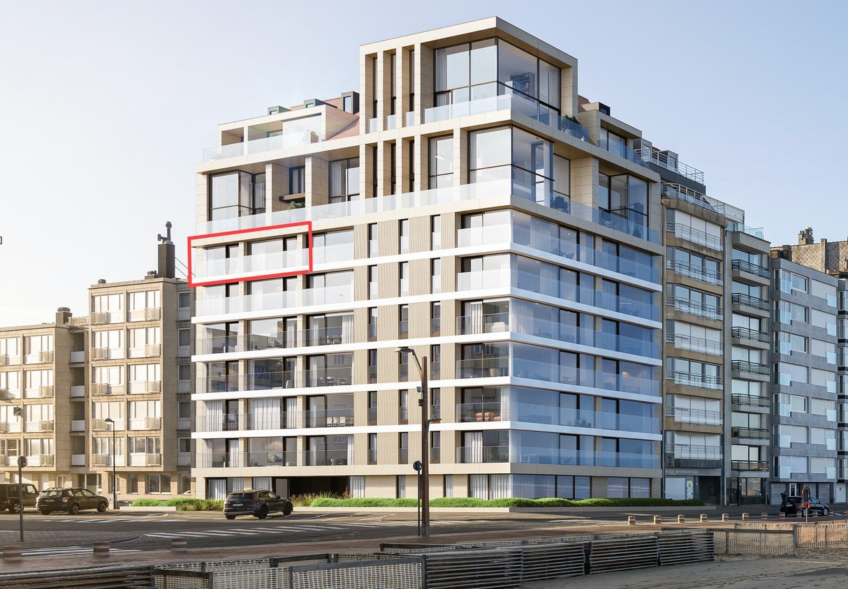 Nieuwbouwappartement met 3 slaapkamers en zijdelings zeezicht aan het Albertstrand!